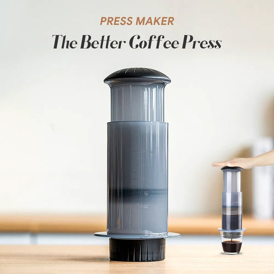 300ml Espresso Coffee Maker Portable French Press Coffee Pot with Filter Paper Kit - Coffeio Store