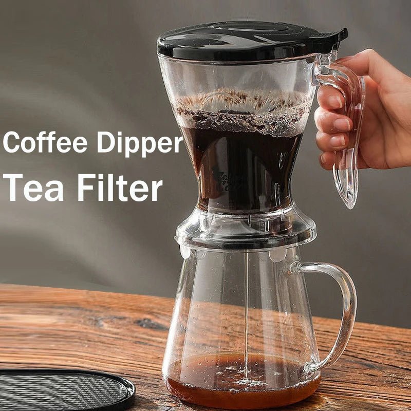 600ML Coffee Dripper,Tea Infuser for Loose Leaf Tea, Hand Brew Drip Coffee - Coffeio Store