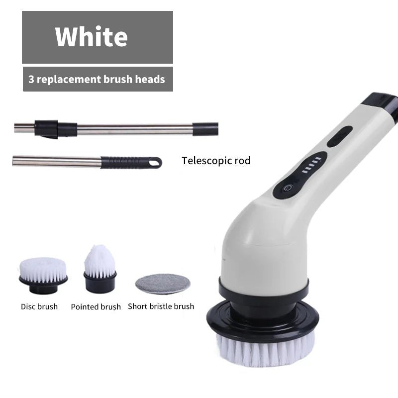 9-in-1 Electric Cleaning Brush, Spin Cleaning Scrubber, Electric Cleaning Tools - Coffeio Store