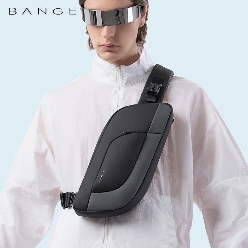 BANGE Men Chest Bag Multifunction Waterproof Anti-Stain Big Capacity - Coffeio Store