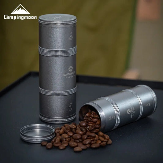 CAMPINGMOON 1 pcs Coffee Beans Can Travel Storage Sealed Containers - Coffeio Store