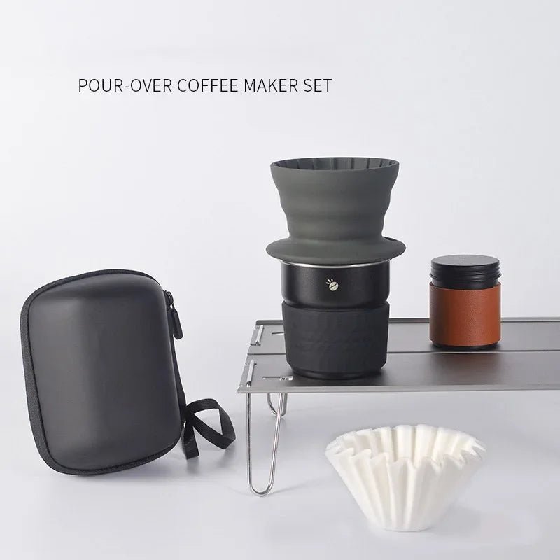 Manual Brewing Pour - over Coffee Set 300ml for Travel & Outdoors - Coffeio Store