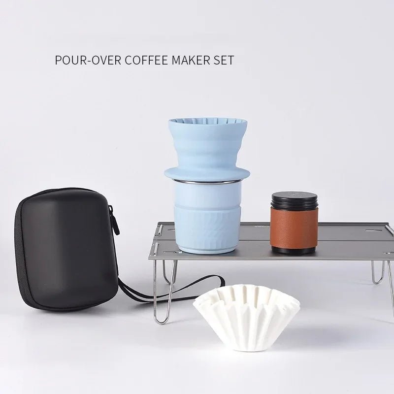 Manual Brewing Pour - over Coffee Set 300ml for Travel & Outdoors - Coffeio Store