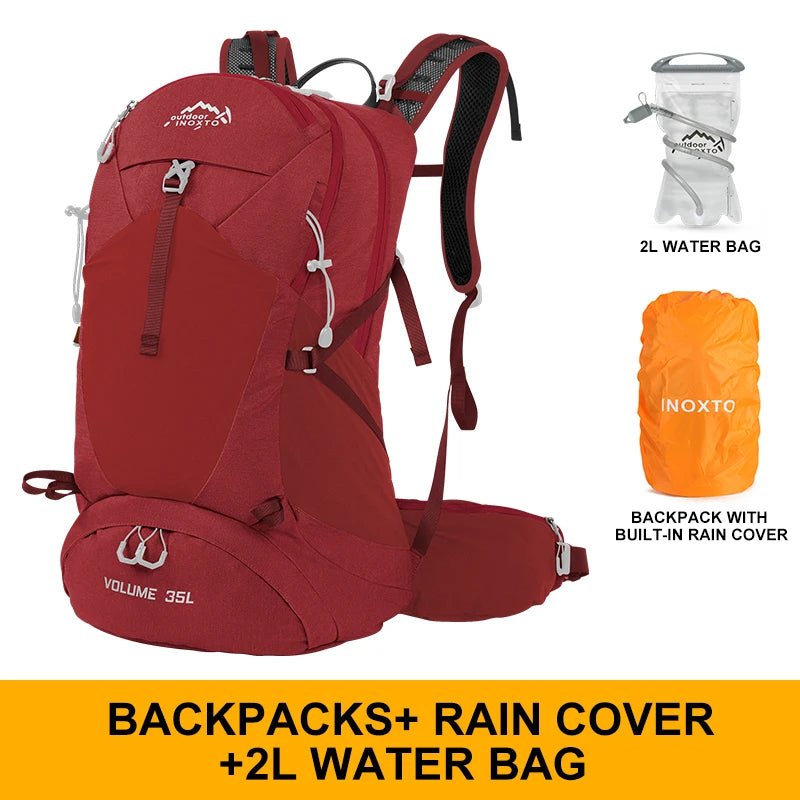 Mountaineering Backpack 35 Liters Outdoor Sports Bag Waterproof Hiking - Coffeio Store