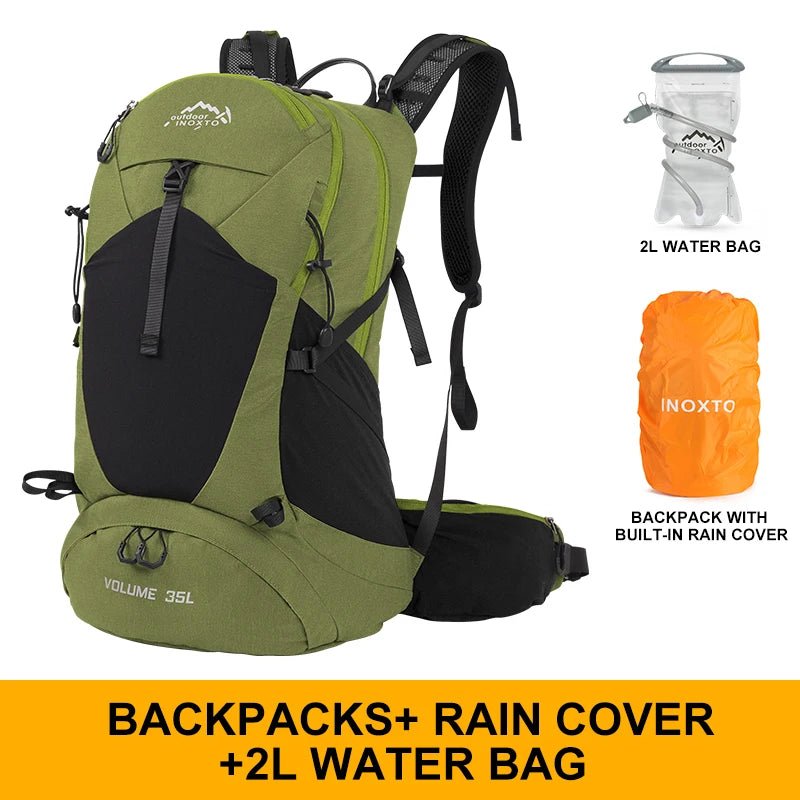 Mountaineering Backpack 35 Liters Outdoor Sports Bag Waterproof Hiking - Coffeio Store