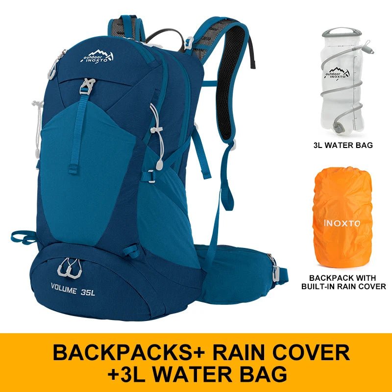 Mountaineering Backpack 35 Liters Outdoor Sports Bag Waterproof Hiking - Coffeio Store