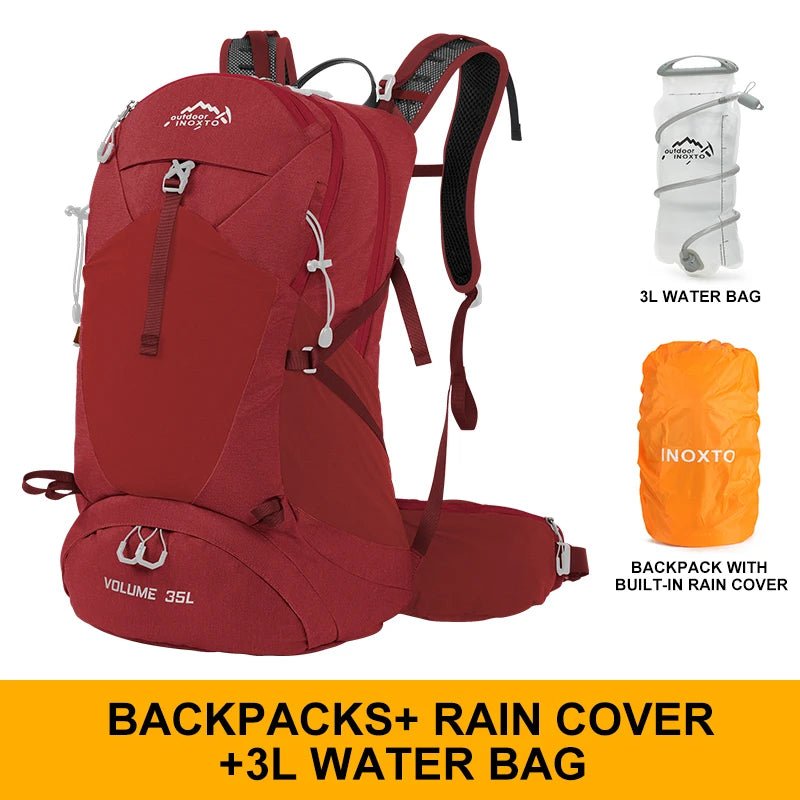 Mountaineering Backpack 35 Liters Outdoor Sports Bag Waterproof Hiking - Coffeio Store