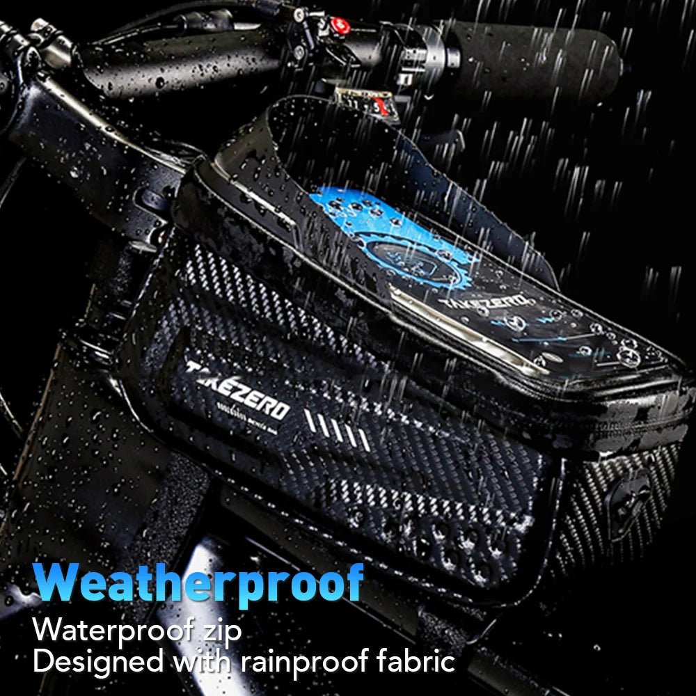 NEWBOLER Bicycle Bag Top Front Tube Frame Waterproof 6.5 Inches Phone Case - Coffeio Store