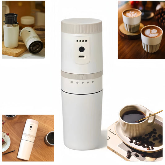 Portable Coffee Machine 3 in 1 All in One Mini Coffee Maker with Mill - Coffeio Store