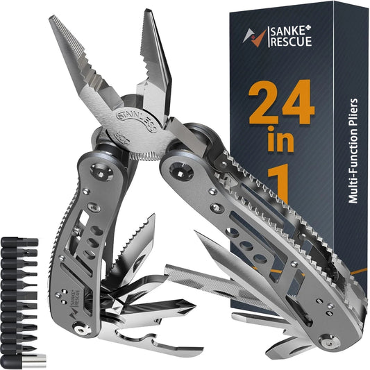 Portable Pocket Multitool 420 Stainless Steel Multitool for Outdoors & Camping - Coffeio Store