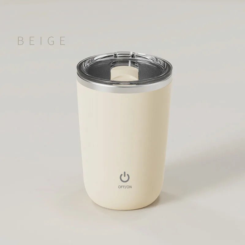 USB Rechargeable Automatic Self Stirring Magnetic Mug Stainless Steel Coffee Milk Cup - Coffeio Store