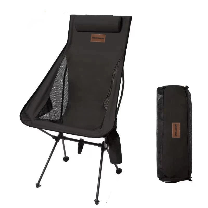 WESTTUNE Lightweight Portable Folding Camping Chair with Headrest - Coffeio Store