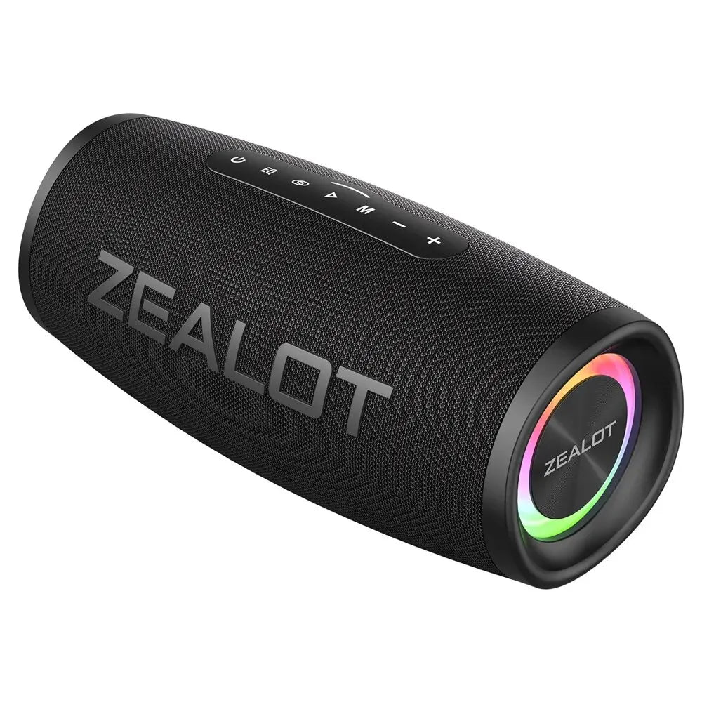 ZEALOT S56 Waterproof Bluetooth Speaker 40W Output Power w/ Excellent Bass Performance - Coffeio Store