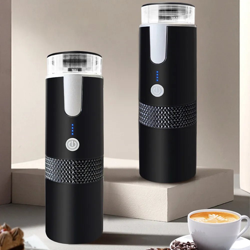 170ML Espresso Maker Automatic Car Coffee Machine with Capsule & Ground Coffee Compatibility - Coffeio Store