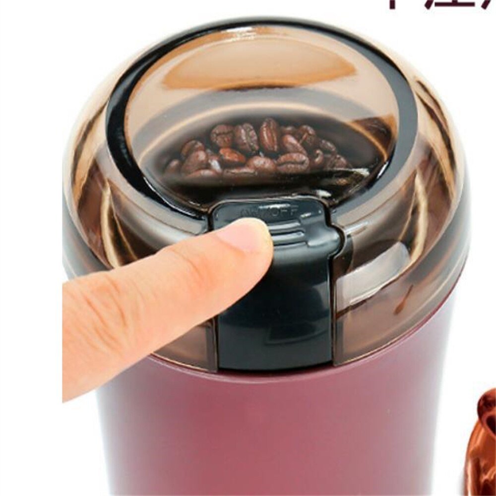Coffee Grinder Household Multifunctional Electric Multigrain Bean Kitchen Home Office Outdoor Picnic Camping - Coffeio.store