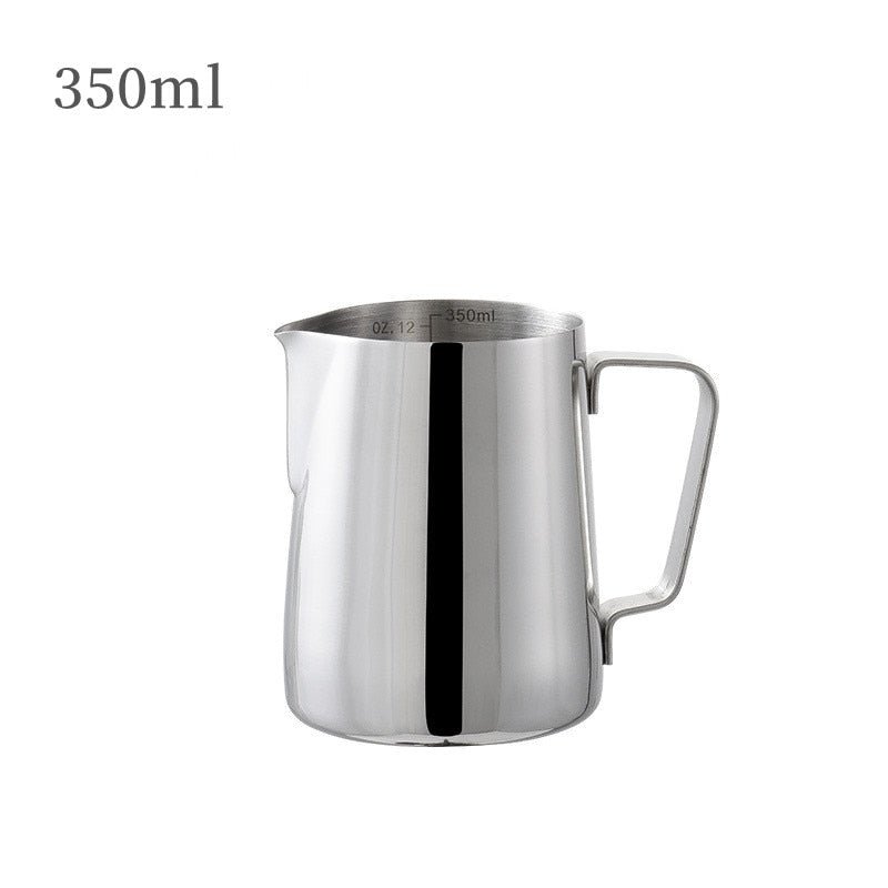 Coffee Milk Frothing Pitcher Jug Stainless Steel Latte Steam Coffee Paint Process Kitchen Cafe Accessories - Coffeio.store