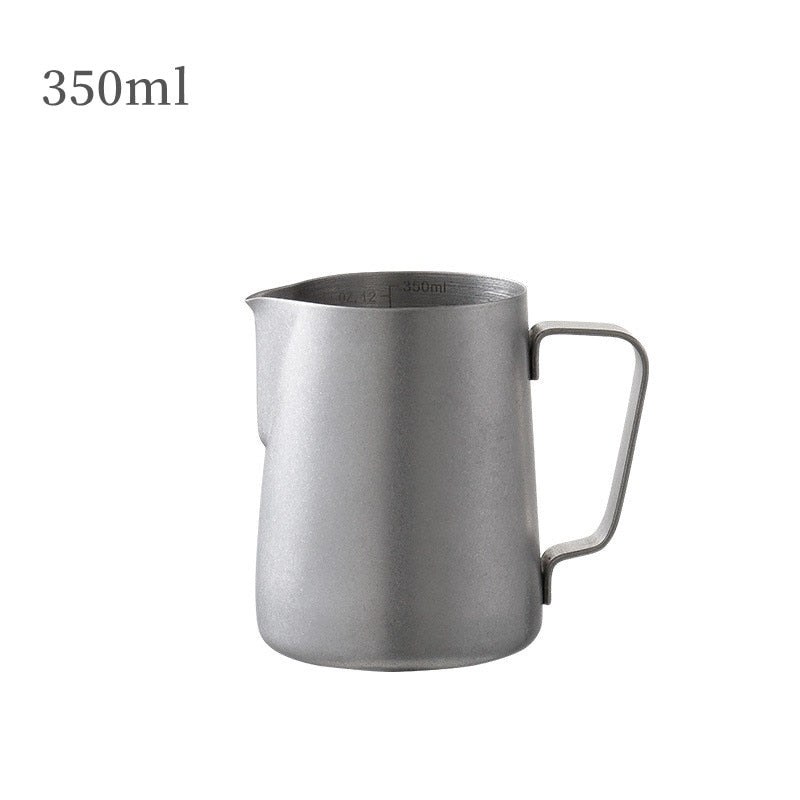 Coffee Milk Frothing Pitcher Jug Stainless Steel Latte Steam Coffee Paint Process Kitchen Cafe Accessories - Coffeio.store