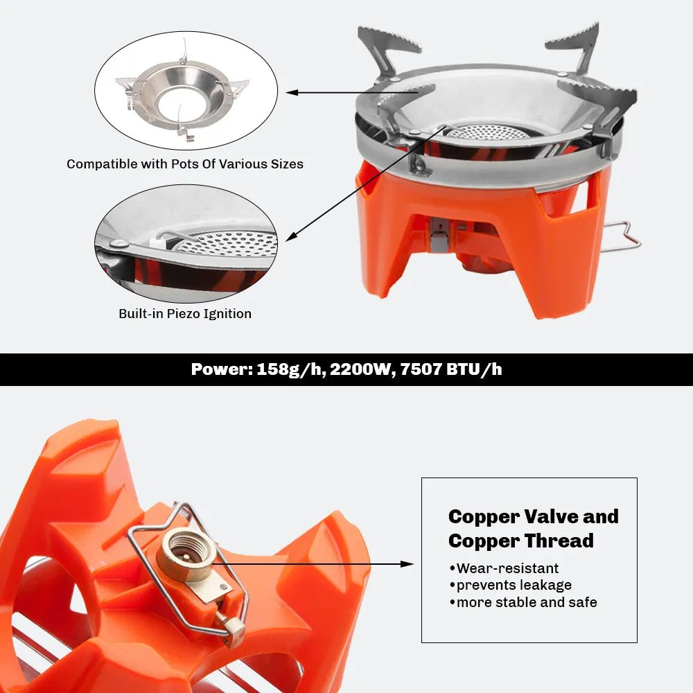 Fire Maple X2 Outdoor Gas Stove Burner Tourist Portable Cooking System - Coffeio Store