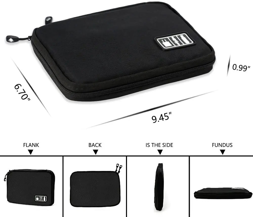 Gadget Cable Organizer Storage Bag Travel Electronic Accessories Cable Pouch Case - Coffeio Store