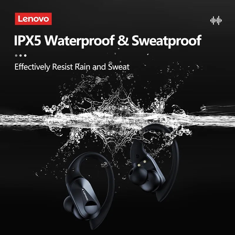 Lenovo LP75 Bluetooth 5.3 Earphones TWS Wireless Sport Headphones LED Digital - Coffeio Store