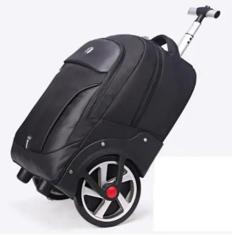 Men Travel Trolley Bag Rolling Luggage Backpack - bags on wheels - Coffeio Store