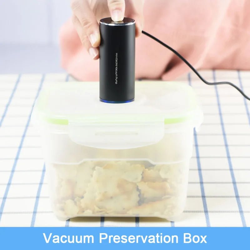 Mini Automatic Vacuum Machine Pump for Portable Traveling Home Storage Bag - Coffeio Store
