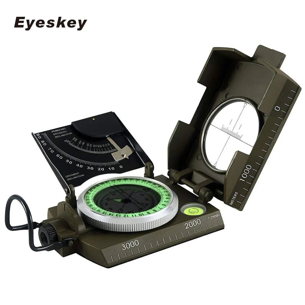 Multifunctional Eyeskey Survival Military Compass Camping Hiking - Coffeio Store