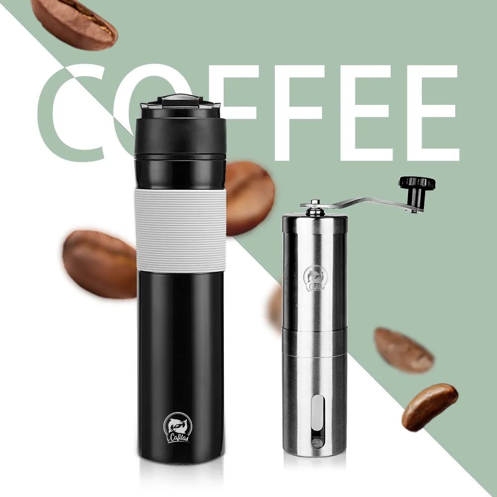 Recafimil 350ML French Press Portable Coffee Press Maker with Coffee Plunger Filter Mug - Coffeio Store
