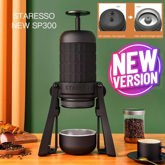 STARESSO Mirage SP300 PLUS Portable Espresso Maker Manual Coffee Maker 180ml Pot - Coffeio Store