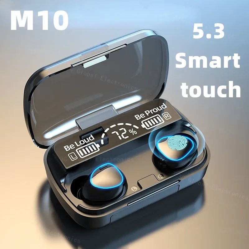 TWS NEW M10 Wireless Bluetooth Headset 5.3 Earphones Bluetooth Headphones - Coffeio Store