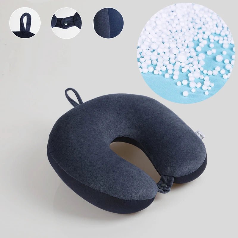U Shaped Memory Foam Neck Pillows Soft Travel Neck Massage for Sleeping on Airplane or Car - Coffeio Store