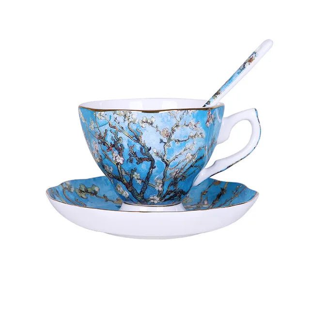 Van Gogh Art Coffee Mugs The Starry Night, Sunflowers, The Sower, Saint-Remy - Coffeio Store