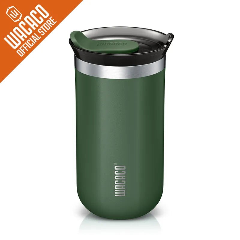 WACACO Octaroma Vacuum Insulated Coffee Mug, Double-wall Stainless Steel Travel Tumbler - Coffeio Store